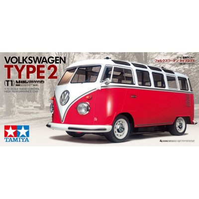 VOLKSWAGEN TYPE 2 T1 - 1/10 SCALE ( M-06 CHASSIS KIT ) - TAMIYA 58668